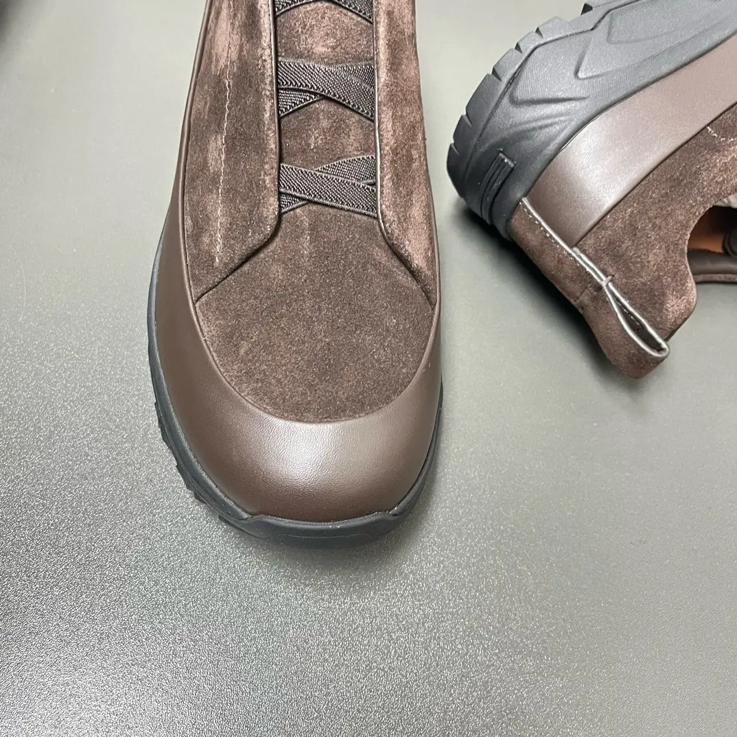 New ZEGNA Men's Triple Stitch™ Monte Luxury Casual Shoes in Suede 27 New ZEGNA Men's Triple Stitch™ Monte Luxury Casual Shoes in Suede (27)