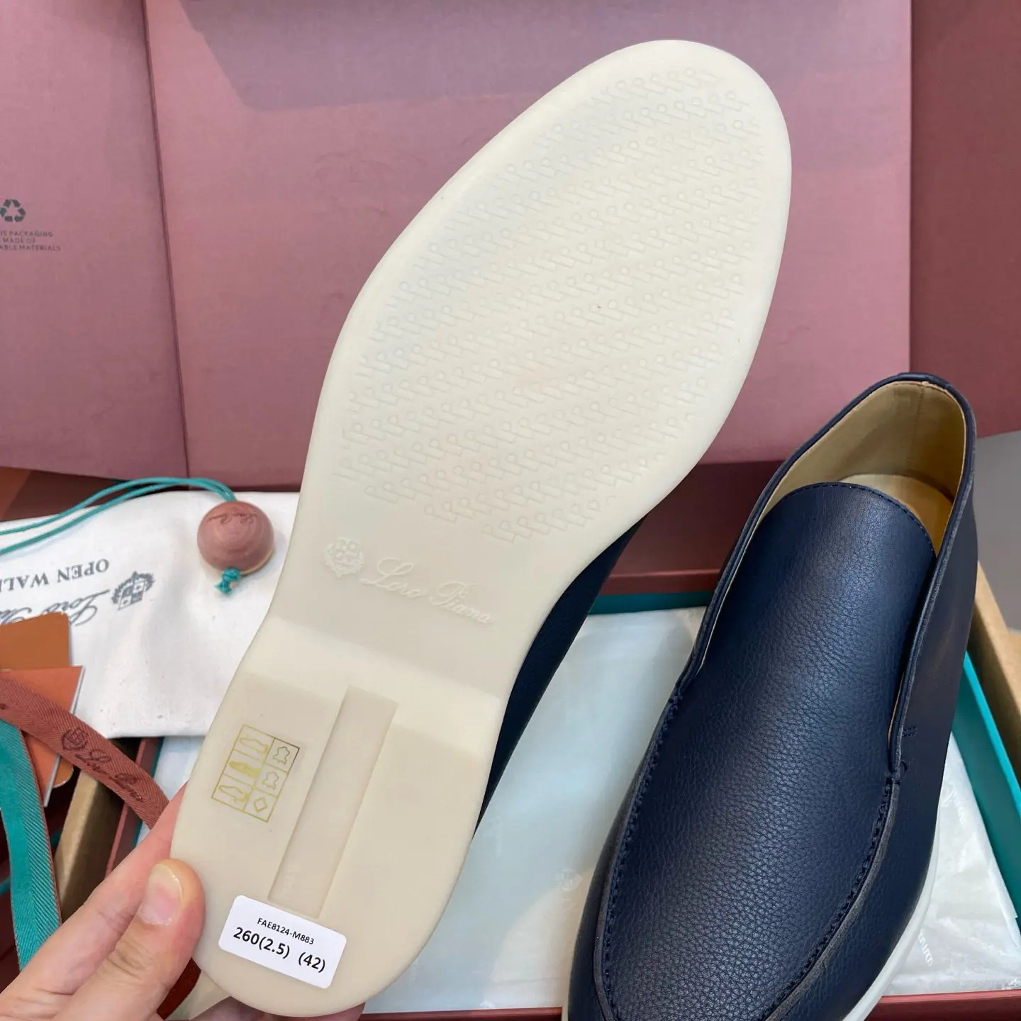 Premium Deer Leather LoroPiana Men's High-Top Loafers with White Sole 12 Premium Deer Leather LoroPiana Men's High-Top Loafers with White Sole (12)