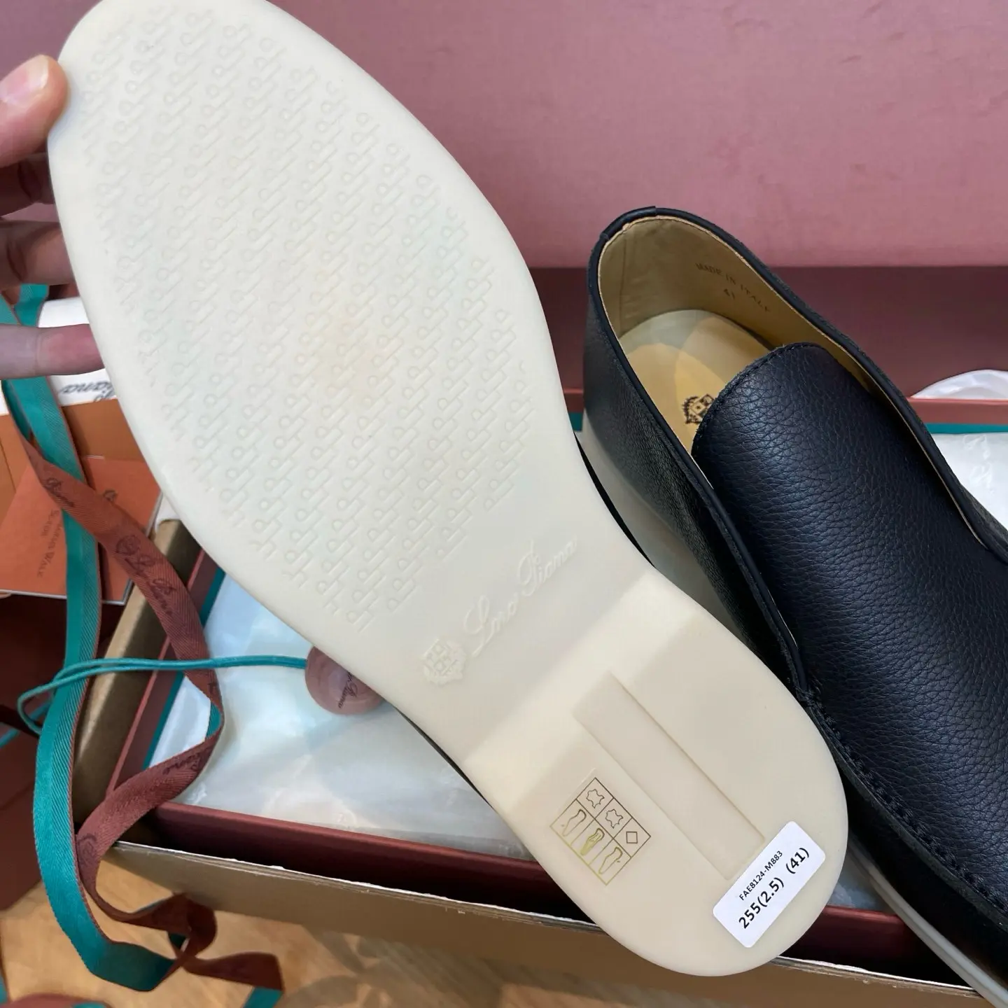 Premium Deer Leather LoroPiana Men's High-Top Loafers with White Sole 21 Premium Deer Leather LoroPiana Men's High-Top Loafers with White Sole (21)