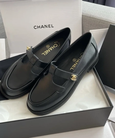 High-quality top-tier Chanel preppy loafers (4)