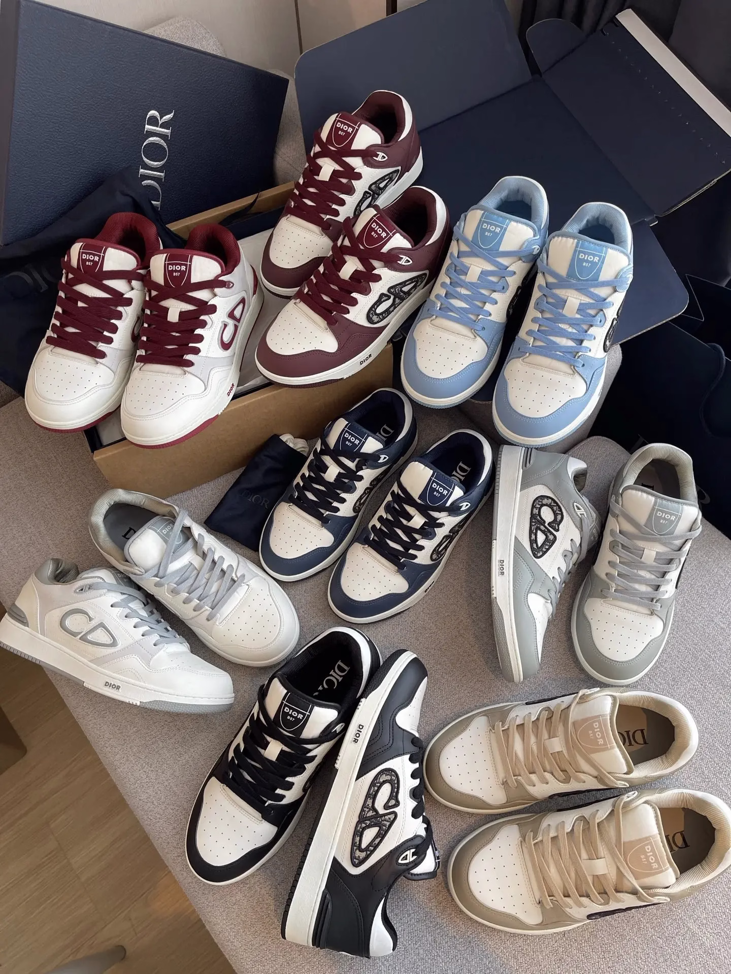 Reseller Grade Dior B57 Dribble Men's Low-Top Sneakers (2)