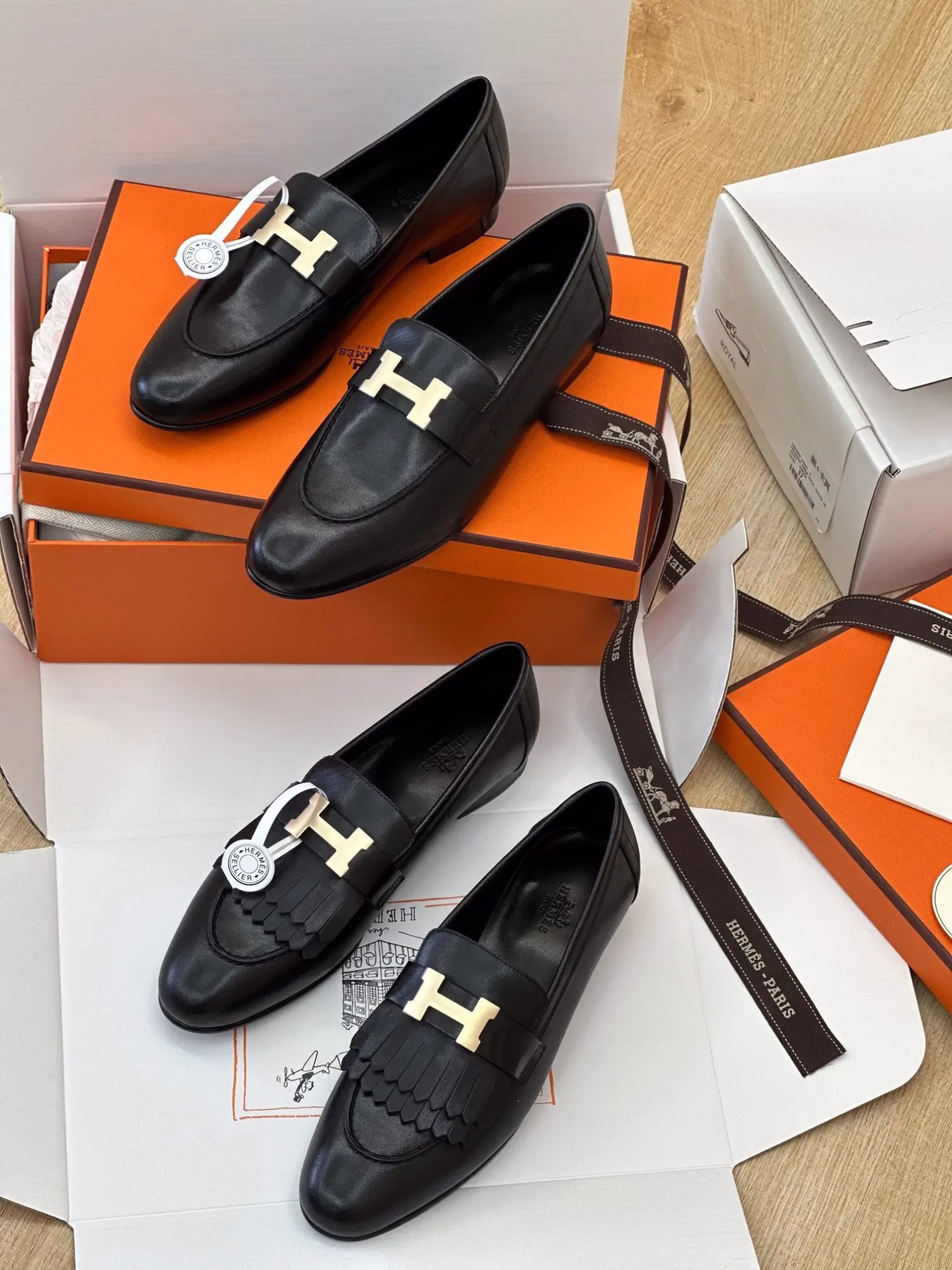 Top-tier replica Hermes Kelly loafers 2 Top-tier replica Hermes Kelly loafers (20)