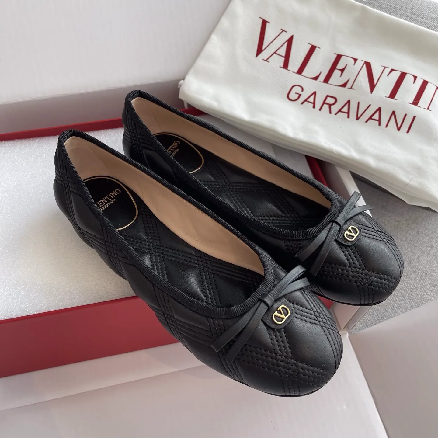 Top-tier version of Valentino quilted ballet flats 14 Top-tier version of Valentino quilted ballet flats (14)