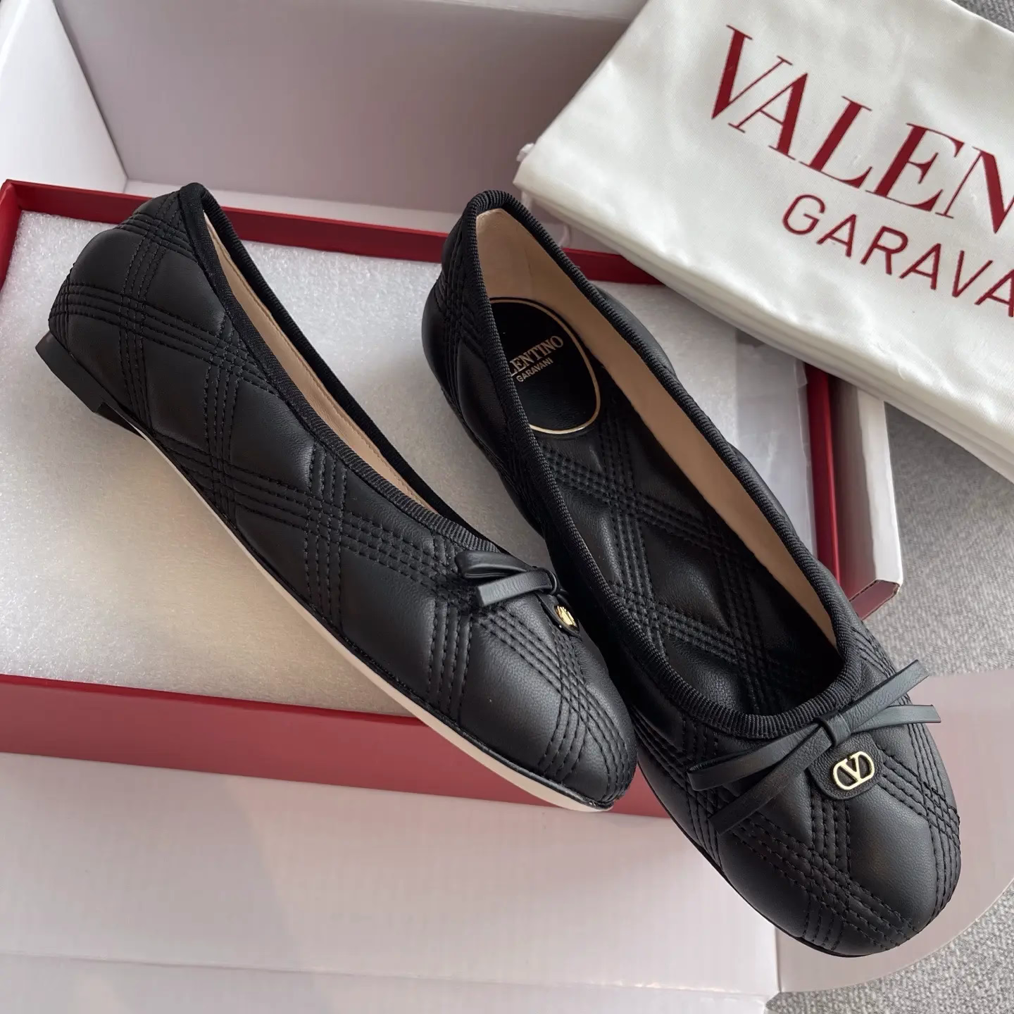 Top-tier version of Valentino quilted ballet flats 16 Top-tier version of Valentino quilted ballet flats (16)