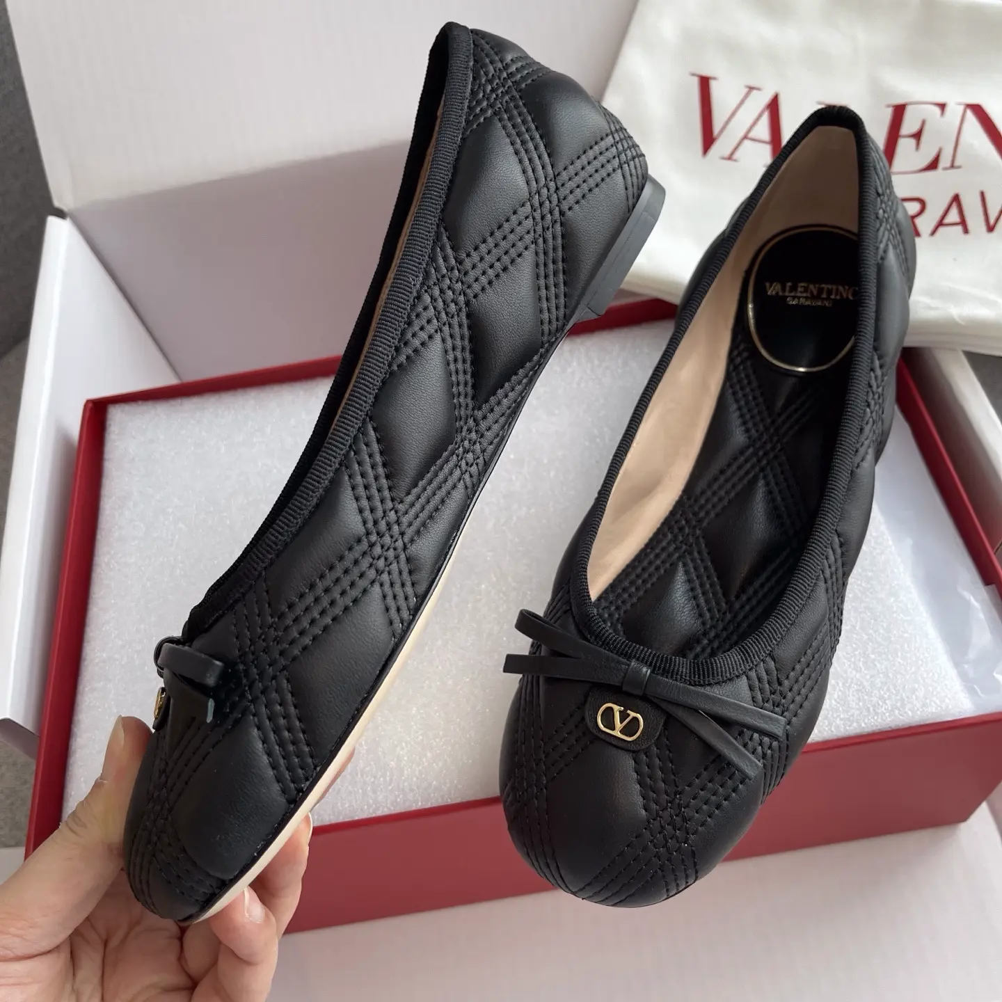 Top-tier version of Valentino quilted ballet flats 17 Top-tier version of Valentino quilted ballet flats (17)