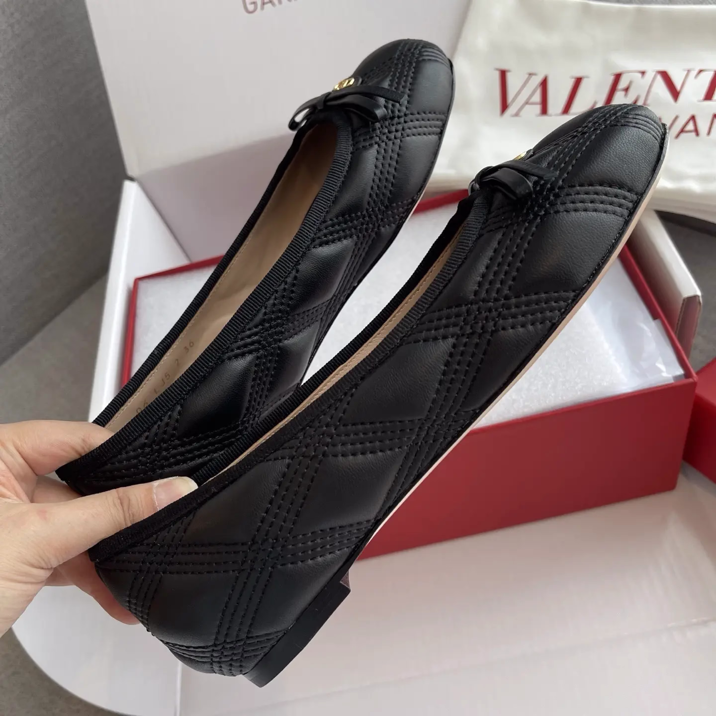 Top-tier version of Valentino quilted ballet flats 18 Top-tier version of Valentino quilted ballet flats (18)