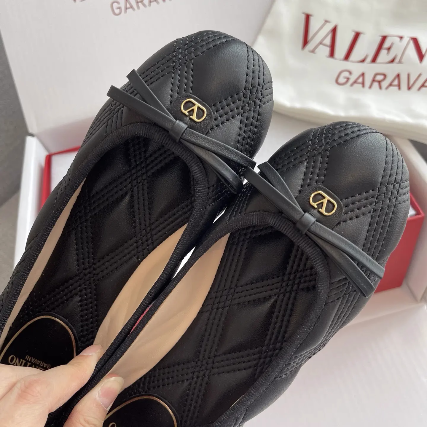 Top-tier version of Valentino quilted ballet flats 19 Top-tier version of Valentino quilted ballet flats (19)