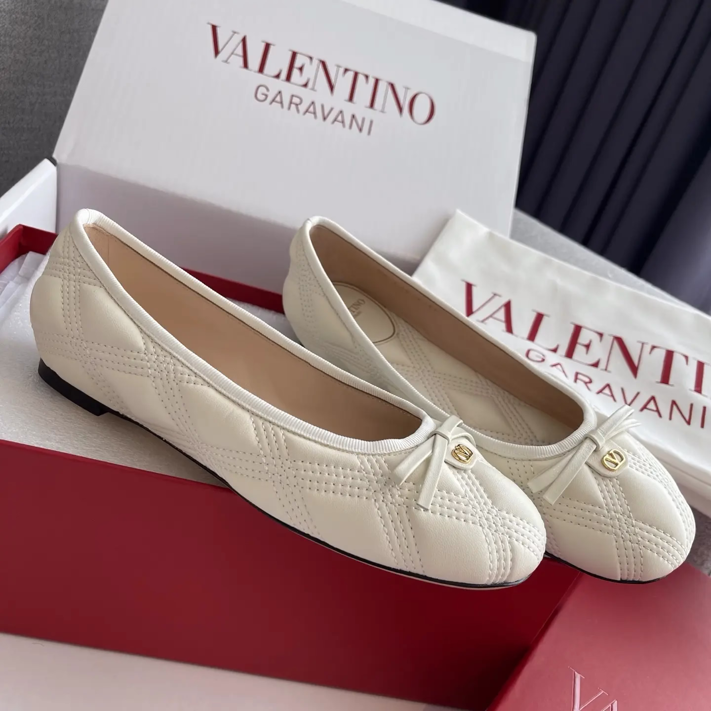 Top-tier version of Valentino quilted ballet flats 7 Top-tier version of Valentino quilted ballet flats (7)