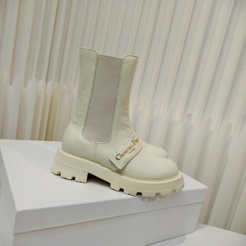 Dior Dior 2025 Cruise Mid-Calf Chelsea Chunky Sole Martin Boots 1 Dior 2025 Cruise Mid-Calf Chelsea Boots