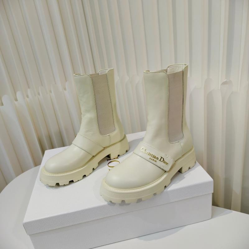 Dior Dior 2025 Cruise Mid-Calf Chelsea Chunky Sole Martin Boots 4 Dior 2025 Cruise Mid-Calf Chelsea Boots