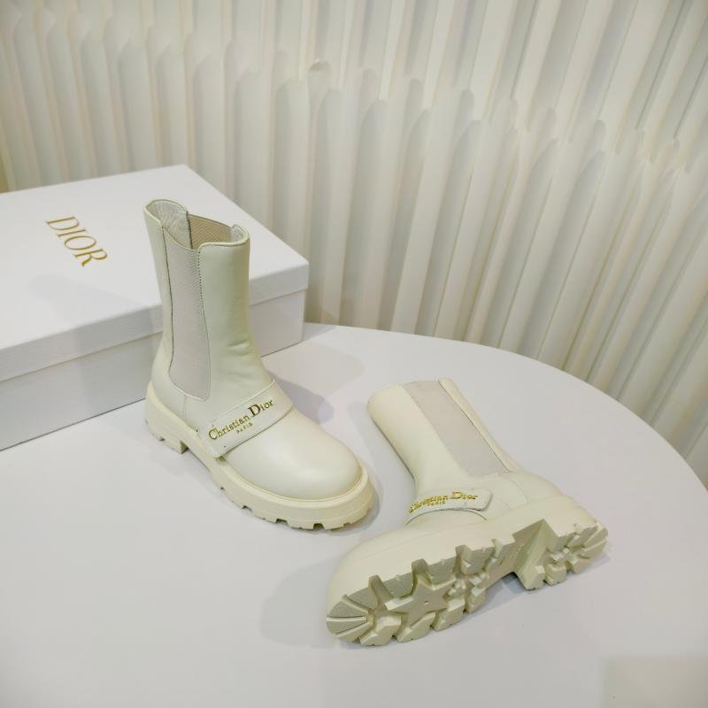Dior Dior 2025 Cruise Mid-Calf Chelsea Chunky Sole Martin Boots 5 Dior 2025 Cruise Mid-Calf Chelsea Boots