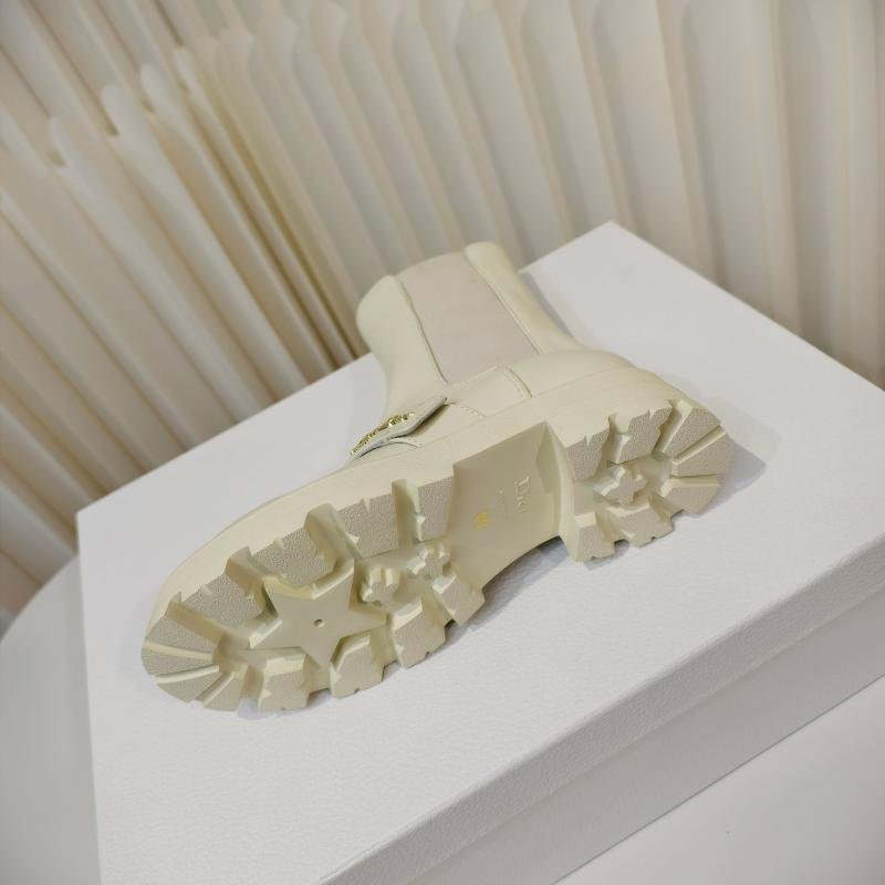 Dior Dior 2025 Cruise Mid-Calf Chelsea Chunky Sole Martin Boots 8 Dior 2025 Cruise Mid-Calf Chelsea Boots