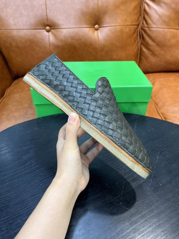 BottegaVeneta BV New Men's Hand Woven Slip-on Casual Shoes