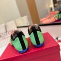 Black Leather Gucci Replica Loafer Shoes